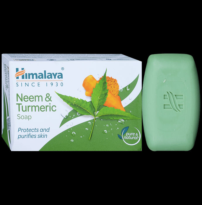 Himalaya Neem & Turmeric Soap | Pure & Natural | Protects & Purifies Skin - Classic Derma