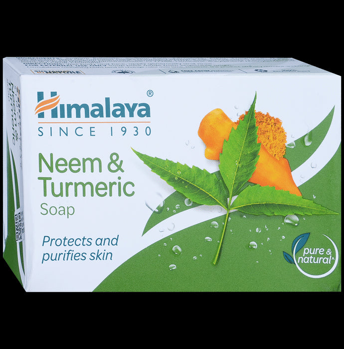 Himalaya Neem & Turmeric Soap | Pure & Natural | Protects & Purifies Skin