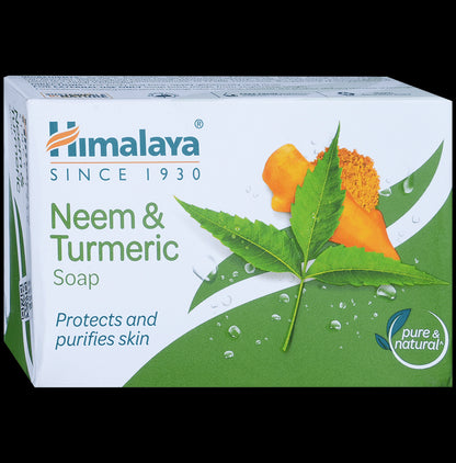 Himalaya Neem & Turmeric Soap | Pure & Natural | Protects & Purifies Skin