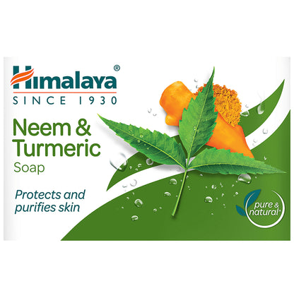 Himalaya Neem & Turmeric Soap | Pure & Natural | Protects & Purifies Skin - Classic Derma