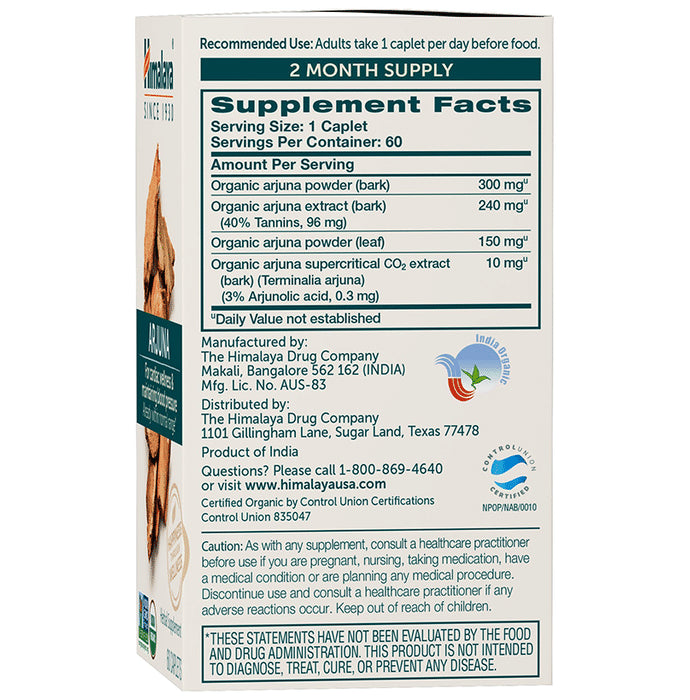 Himalaya Organic Arjuna