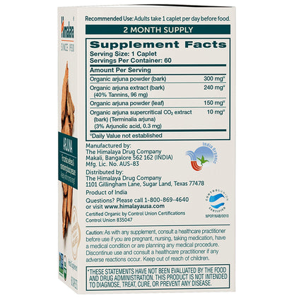 Himalaya Organic Arjuna