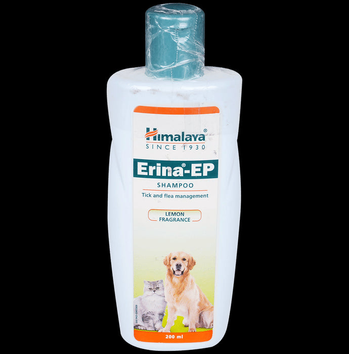 Himalaya Pet Care Himalaya Erina-EP Tick and Flea Control Shampoo (For Pets) Lemon Fragrance