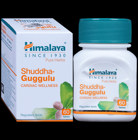 Himalaya Wellness Pure Herbs Shuddha Guggulu Cardiac Wellness Tablet - Classic Derma