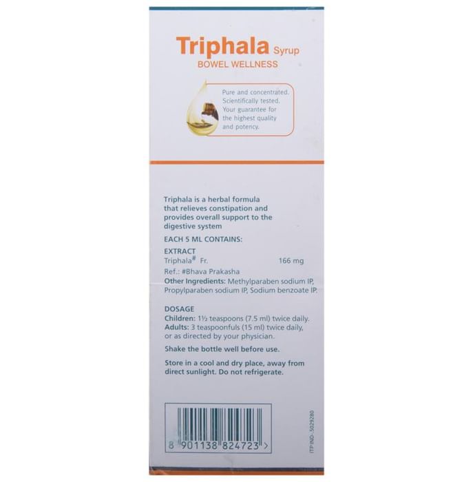 Himalaya Wellness Triphala Bowel Wellness Syrup | Eases Constipation