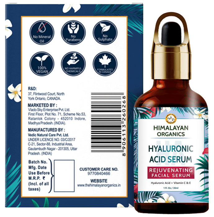 Himalayan Organics Hyaluronic Acid Rejuvenating Facial Serum