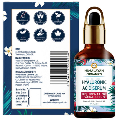 Himalayan Organics Hyaluronic Acid Rejuvenating Facial Serum