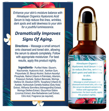 Himalayan Organics Hyaluronic Acid Rejuvenating Facial Serum