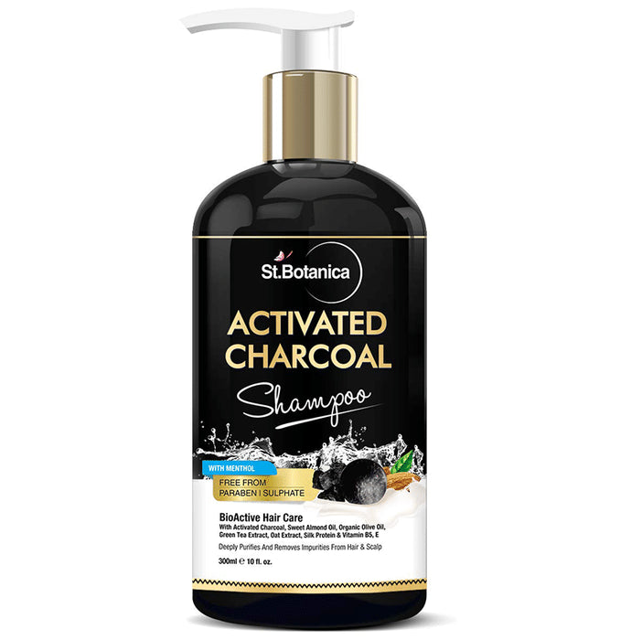 St.Botanica Activated Charcoal Hair Shampoo - Classic Derma