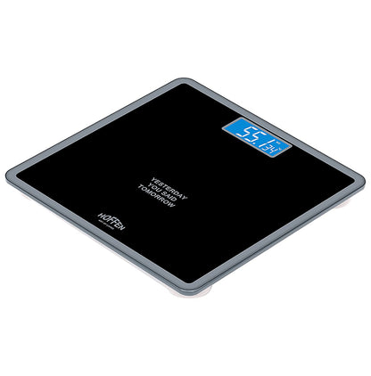 Hoffen Digital/LCD Weighing Scale Black with Blue Backlight