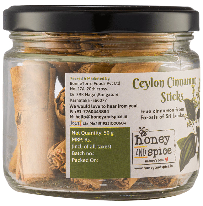 Honey and Spice Ceylon Cinnamon Sticks