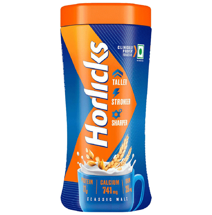 Horlicks Health & Nutrition Drink Classic Malt - Classic Derma