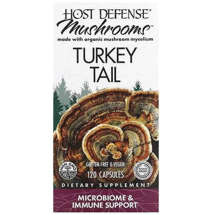 Host Defense Mushroom Turkey Tail Capsule - Classic Derma