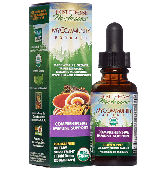 Host Defense Mushrooms My Community Extract Comprehensive Immune Support - Classic Derma