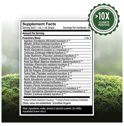 Host Defense Mushrooms My Community Extract Comprehensive Immune Support