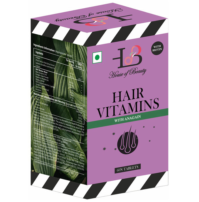 House of Beauty Hair Vitamins with Anagain Tablet
