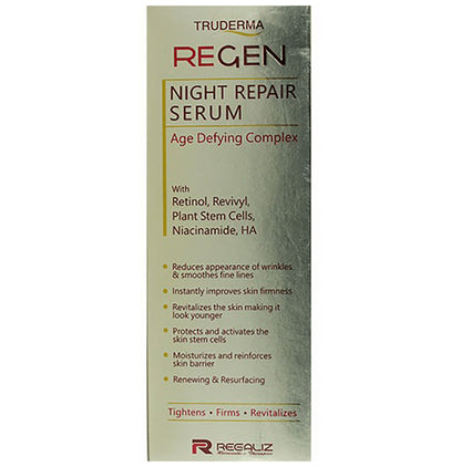 Regaliz Truderma Regen Night Repair Serum - Classic Derma