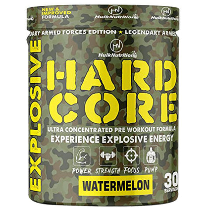 Hulk Nutrition Hard Core Powder Watermelon - Classic Derma