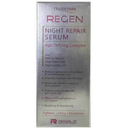 Regaliz Truederma Regen Night Repair Serum - Classic Derma