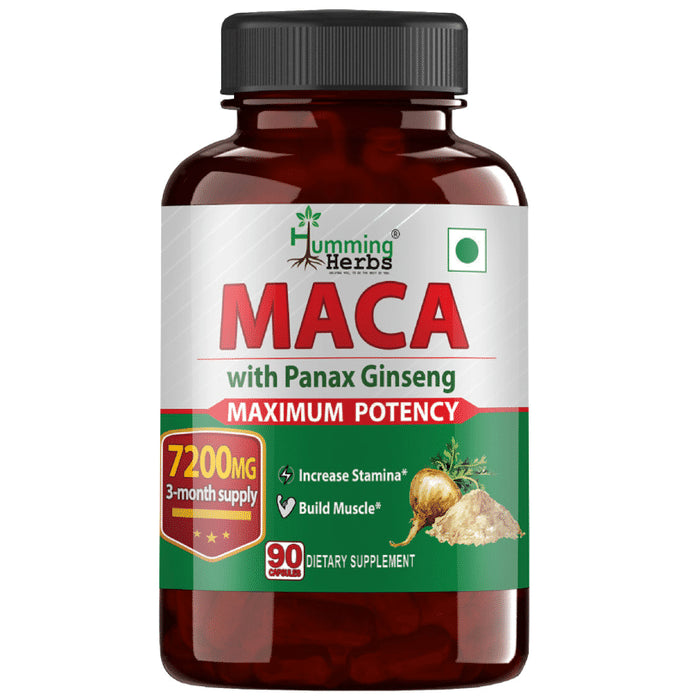 Humming Herbs Berberine + Maca with Panax Ginseng Capsule (90 Each)