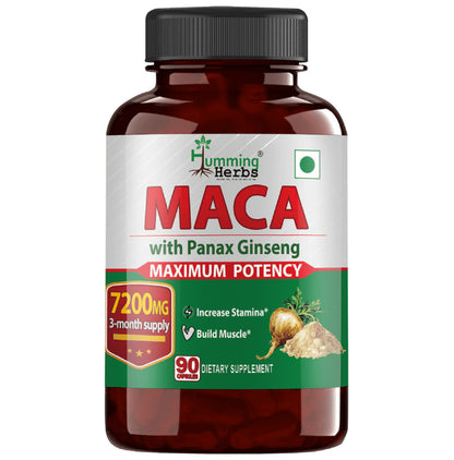 Humming Herbs Berberine + Maca with Panax Ginseng Capsule (90 Each)