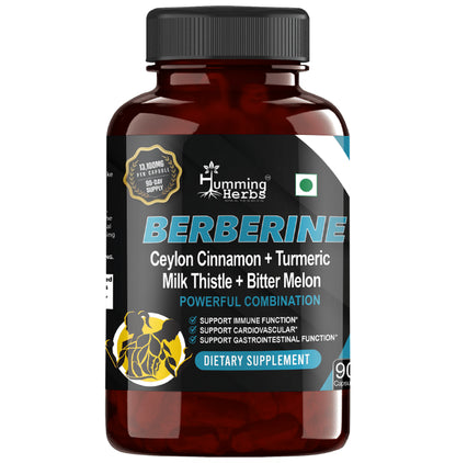 Humming Herbs Berberine + Maca with Panax Ginseng Capsule (90 Each)