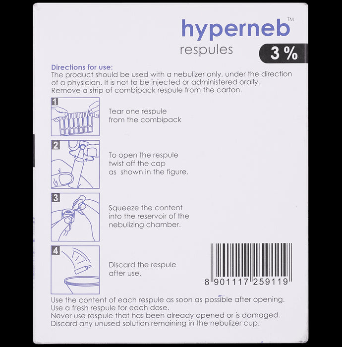Hyperneb 3% Respules (4ml Each)