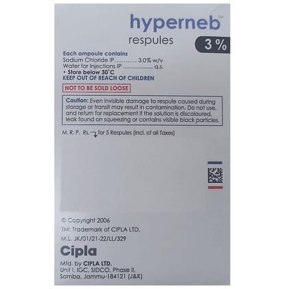 Hyperneb 3% Respules (4ml Each)