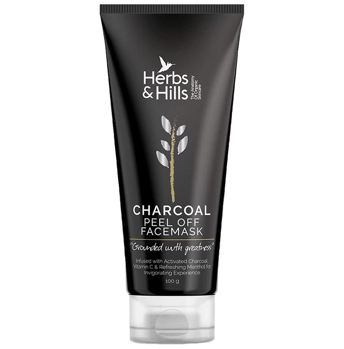 Herbs & Hills Charcoal Peel Off Face Mask - Classic Derma