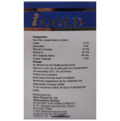 i Gold Health Enhancer Tablet