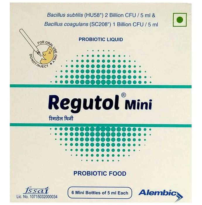 Regutol Mini Probiotic Liquid (5ml Each) - Classic Derma