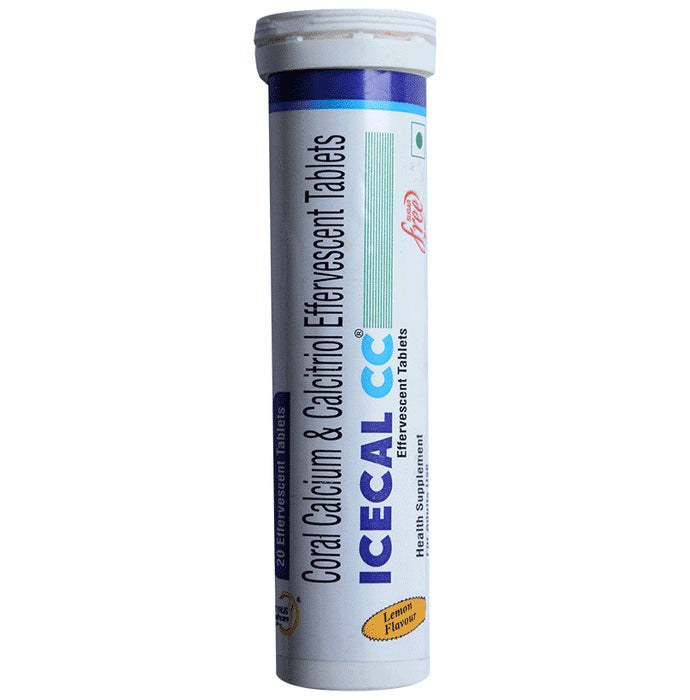 Icecal CC Effervescent Tablet Lemon - Classic Derma