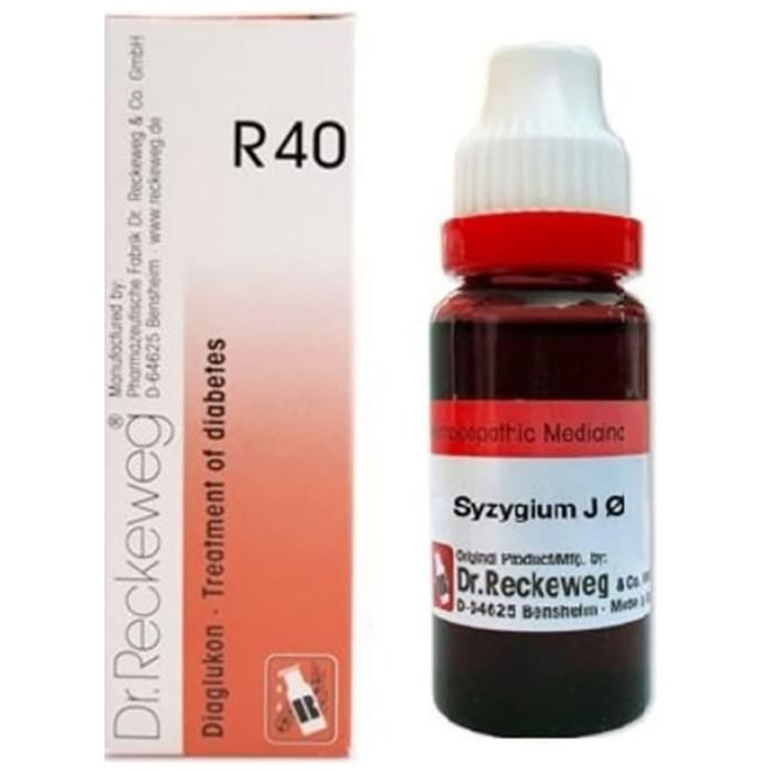 Dr. Reckeweg Diabetic Care Combo (R40 + Syzygium Jamb Mother Tincture) - Classic Derma