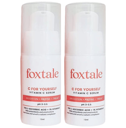 Foxtale C for Yourself Vitamin C Serum (15ml Each) - Classic Derma