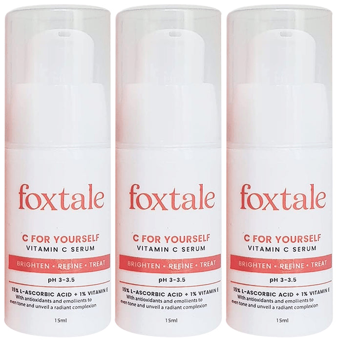 Foxtale C for Yourself Vitamin C Serum (15ml Each) - Classic Derma
