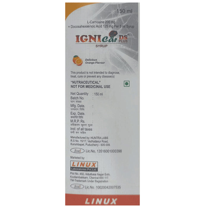 Ignicar DS Plus Syrup Delicious Orange