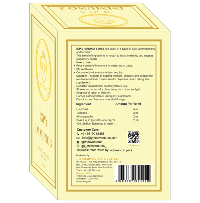 IGP Mediventures Immuno 3 Drop