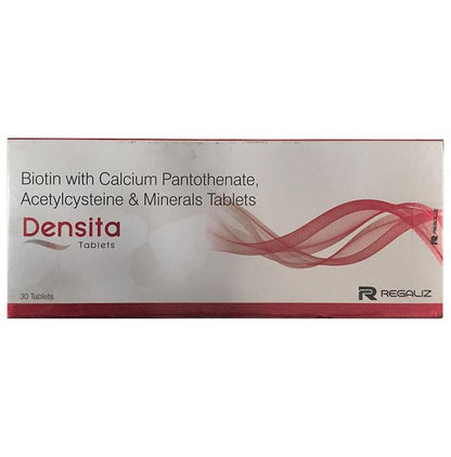 Densita Tablet with Biotin, Calcium, Acetylcysteine & Minerals - Classic Derma