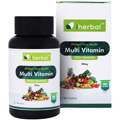 Iherbal Multi Vitamin With Minerals Tablet - Classic Derma