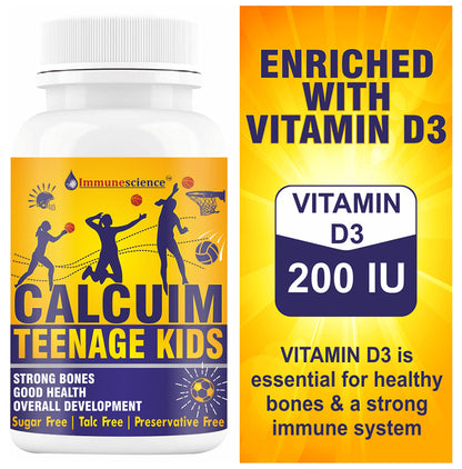 Immunescience Calcuim Teenage Kids Tablet (60 Each)