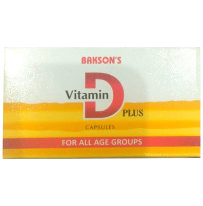 Immunity Care Combo of HealthVit C-Vitan-Z Vitamin C & Zinc 60 Tablet and Bakson's Vitamin D Plus 50 Capsule
