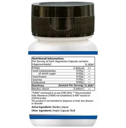Immunobasics Bacillus 2 Billion Vegetable Capsule