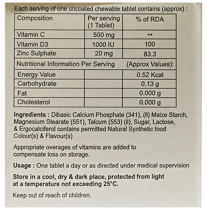 Imnoshield Chewable Tablet