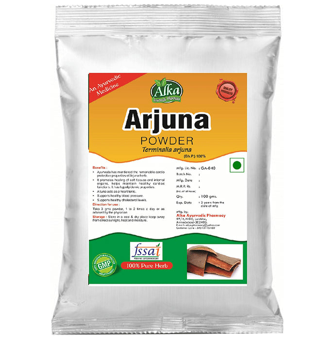 Alka Ayurvedic Pharmacy Arjuna Powder - Classic Derma