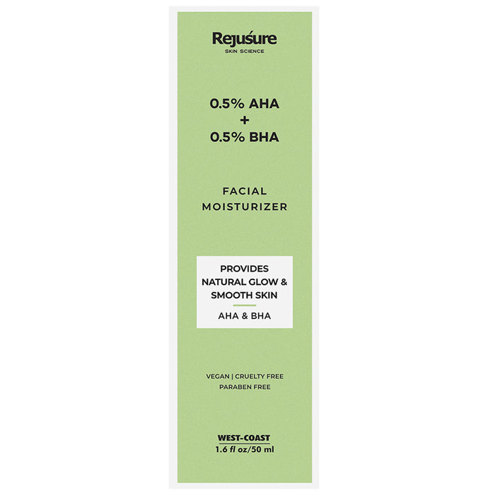 Rejusure 0.5% AHA + 0.5% BHA Facial Moisturizer - Classic Derma