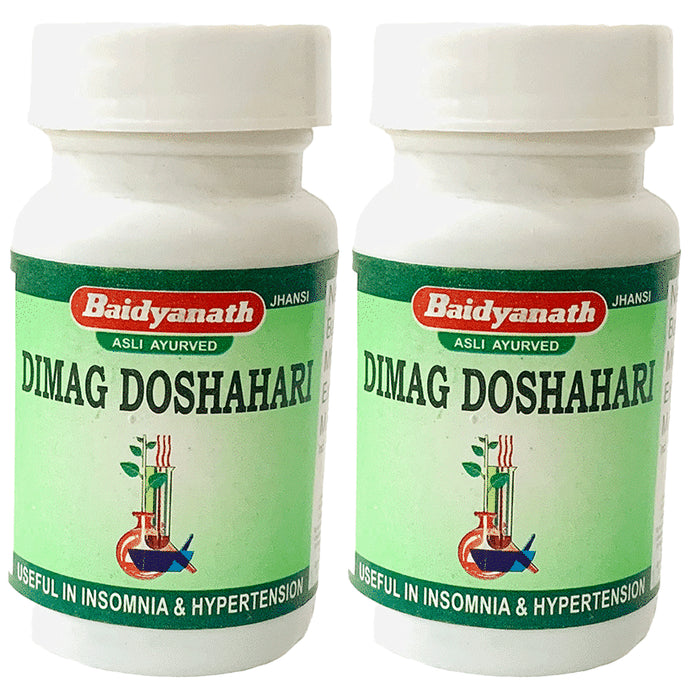 Baidyanath (Jhansi) Dimag Doshahari Tablet (50 Each) - Classic Derma