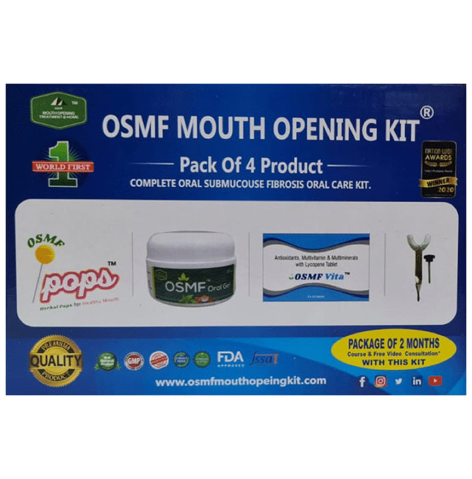 OSMF Mouth Opening Kit | For Complete Oral Submucous Fibrosis Oral Care - Classic Derma