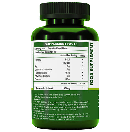 Alka Ayurvedic Pharmacy Curcumin Veg Capsule