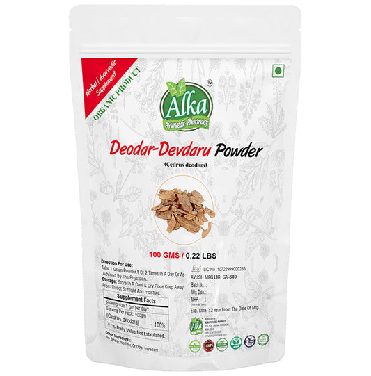 Alka Ayurvedic Pharmacy Deodar-Devdaru Powder - Classic Derma
