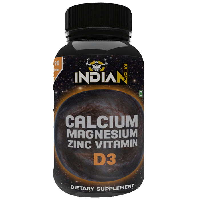 Indian Whey Calcium Magnesium Zinc Vitamin D3 Tablet - Classic Derma